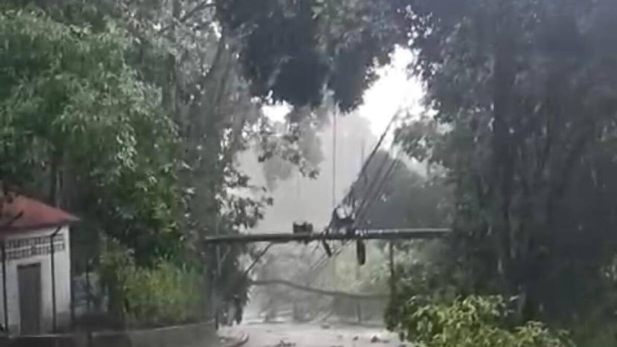 Más de 90 viviendas afectadas dejó el fuerte vendaval en Pereira y Dosquebradas