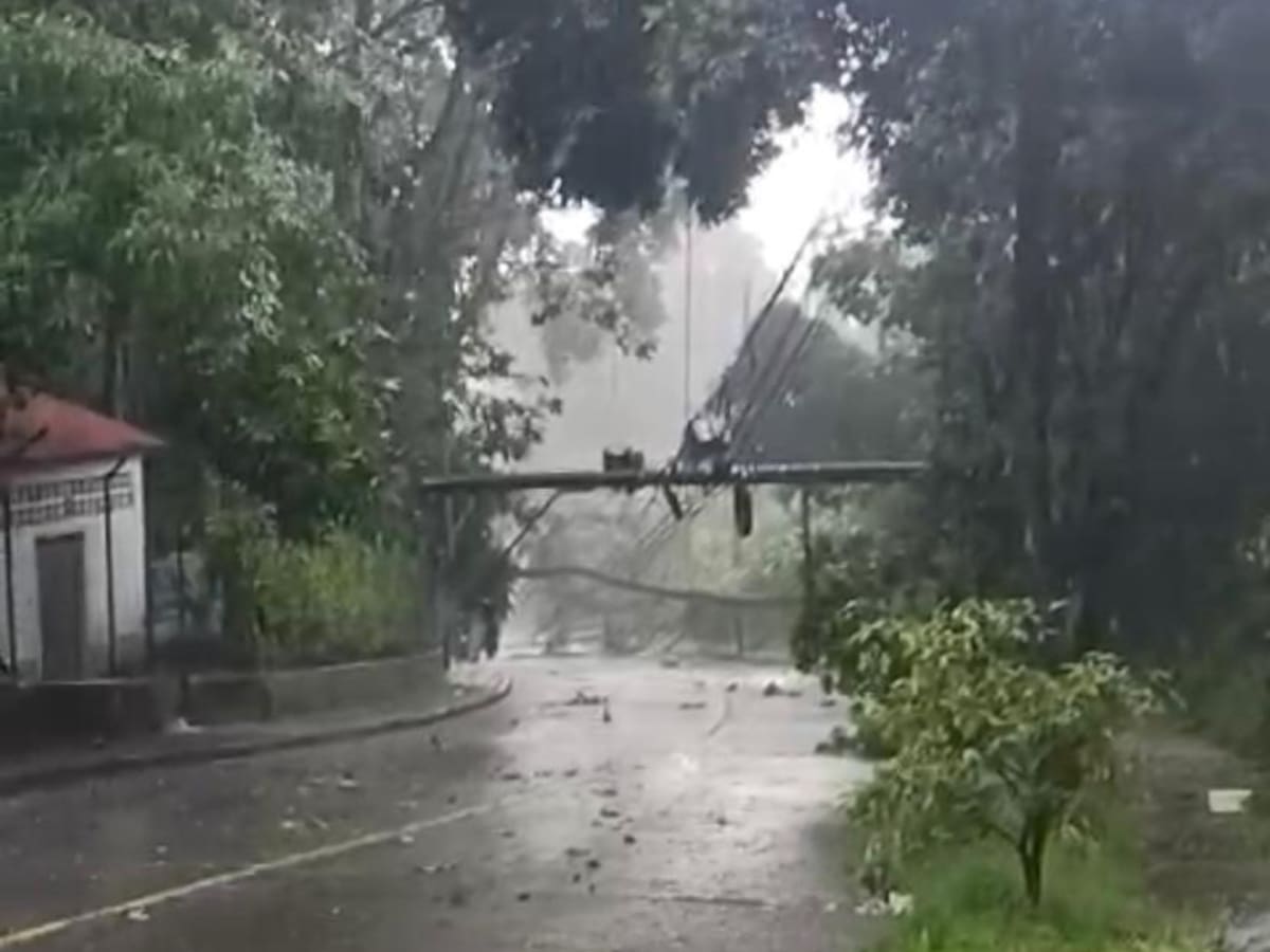 Más de 90 viviendas afectadas dejó el fuerte vendaval en Pereira y Dosquebradas