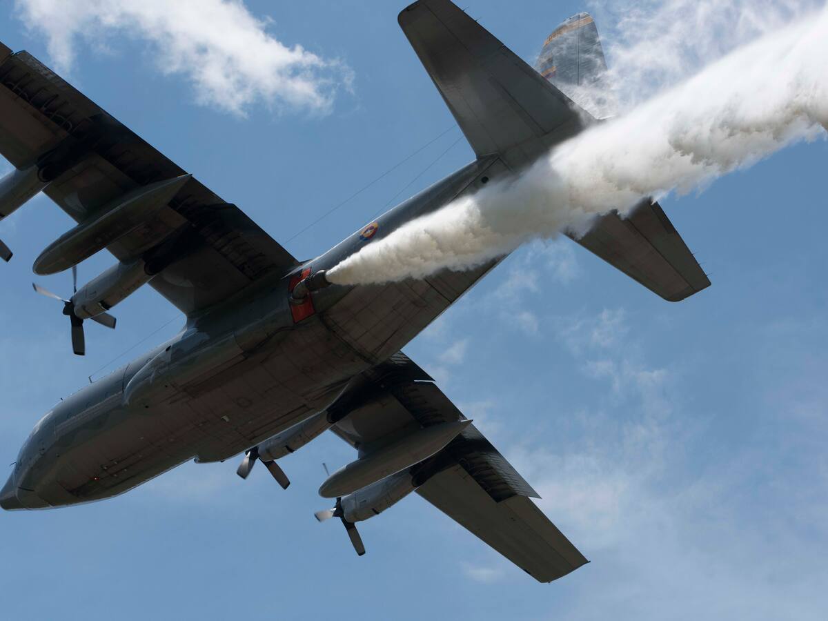 Sistema contra incendio para aviones Hércules C-130 está en mantenimiento: Fuerza Aérea