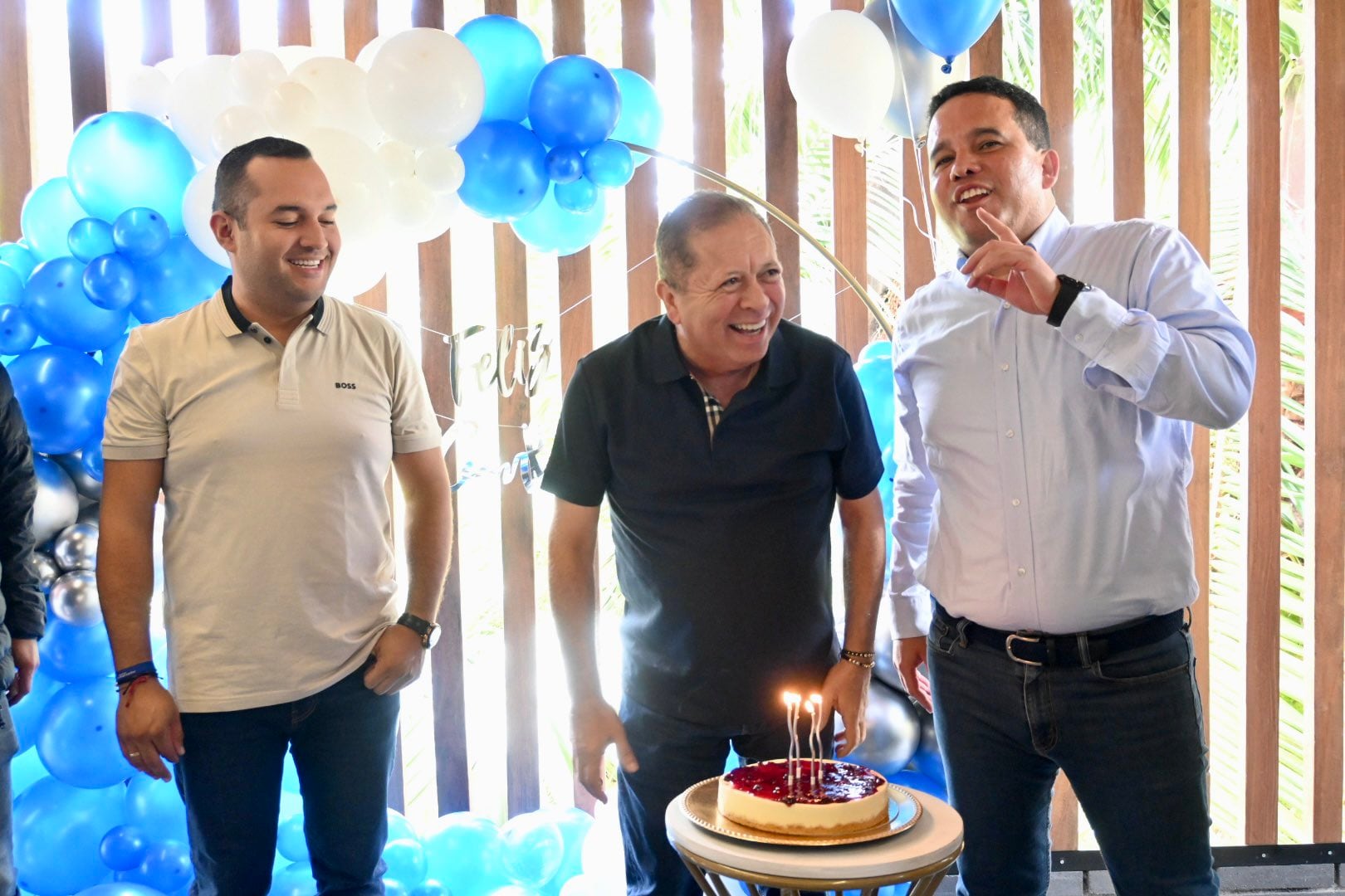 Daniel Restrepo, Jaime Cano y Carlos Andrés Trujillo. (Redes sociales)