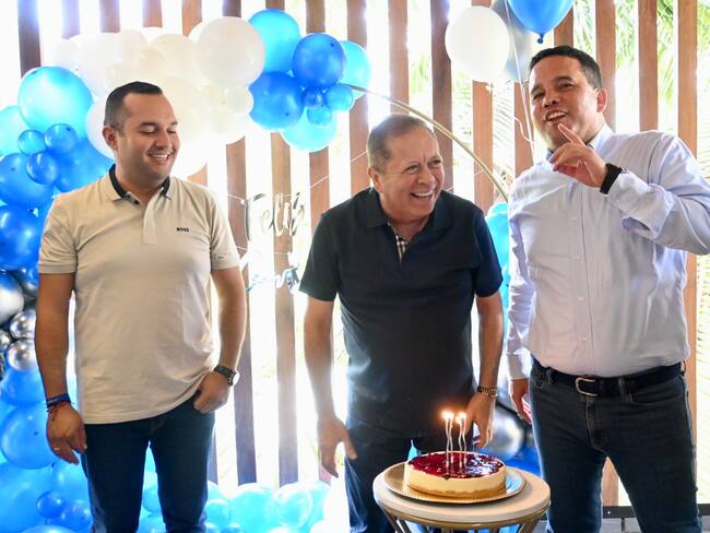 Daniel Restrepo, Jaime Cano y Carlos Andrés Trujillo. (Redes sociales)