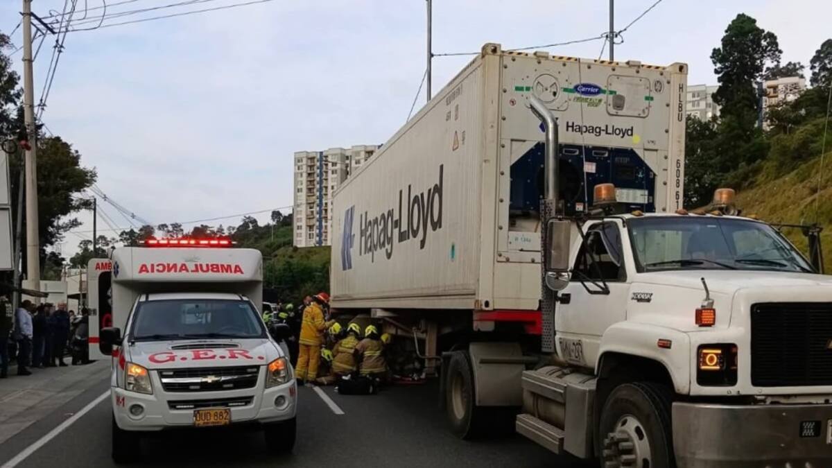 Falleció mujer de 29 años atropellada por una tractomula en la Panamericana en Manizales