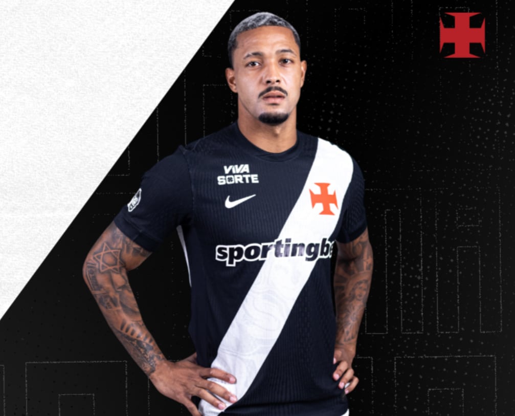 Futbolista del Vasco da Gama es investigado en Brasil en operación contra tráfico de drogas y armas. Foto tomada de redes sociales.