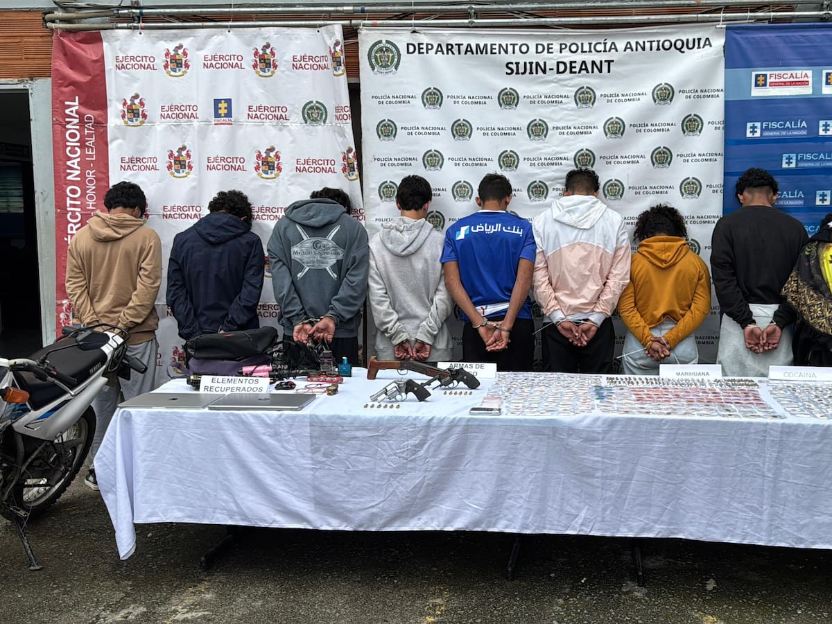 Capturaron a 11 presuntos integrantes de la banda ‘El Mesa’ en Rionegro