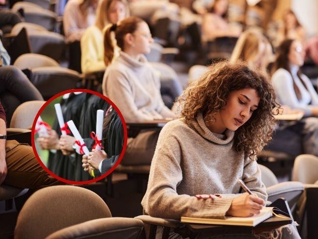 Diferencias entre un técnico y un tecnólogo // Persona estudiando // Diplomas // Getty Images