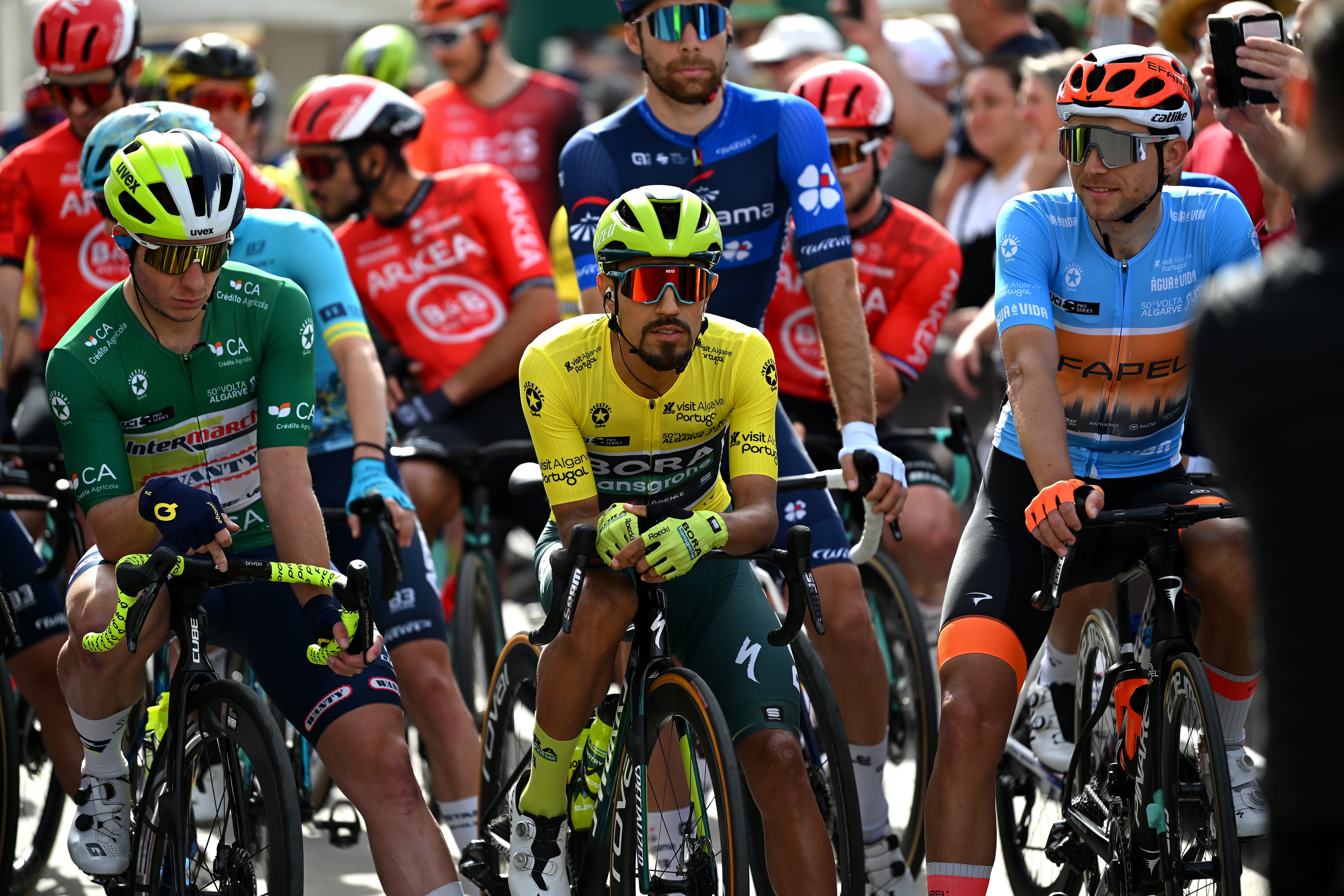 Daniel Felipe Martínez, ciclsta del Bora. (Photo by Dario Belingheri/Getty Images)