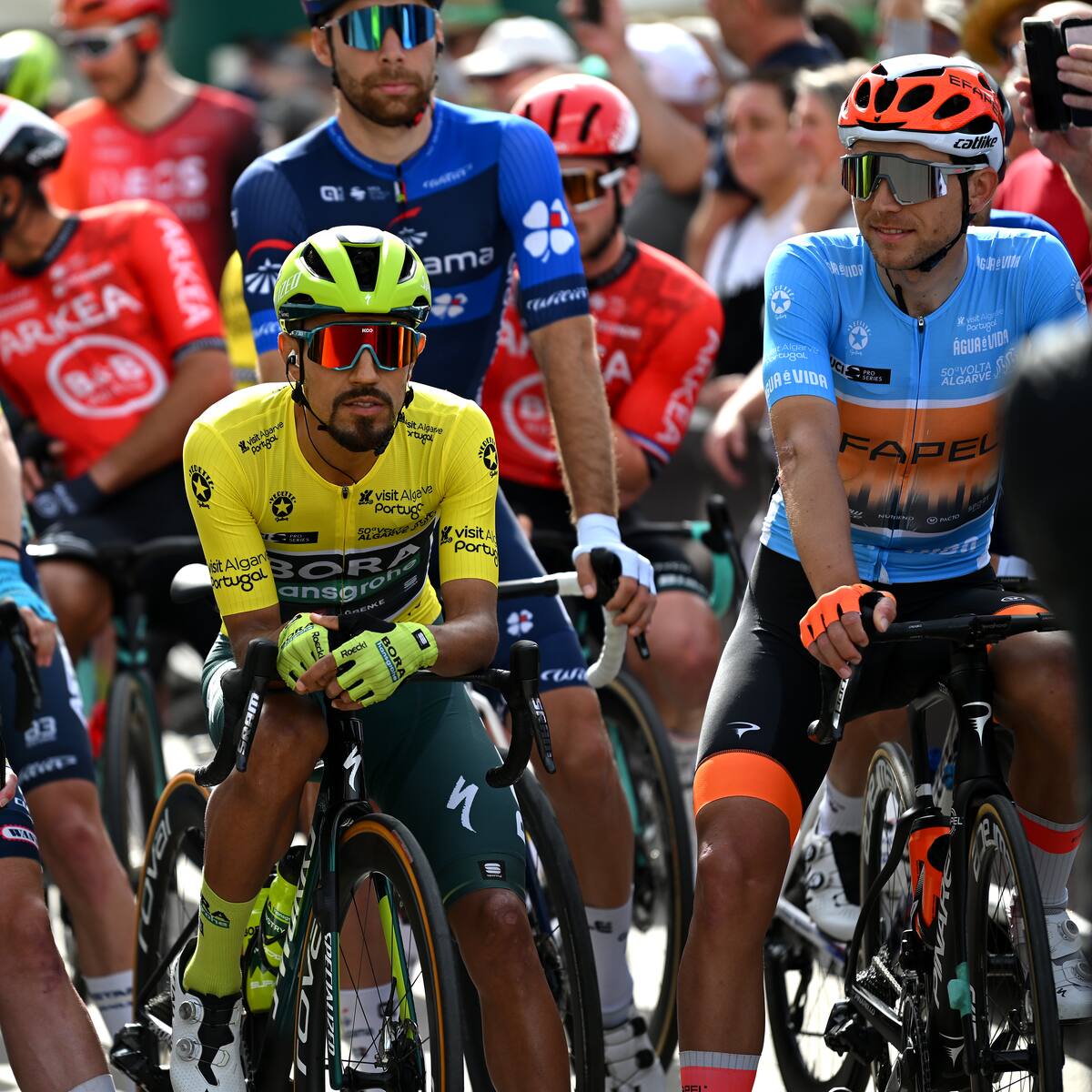 Daniel Felipe Martínez defendió su liderato en la tercera etapa de la Vuelta al Algarve
