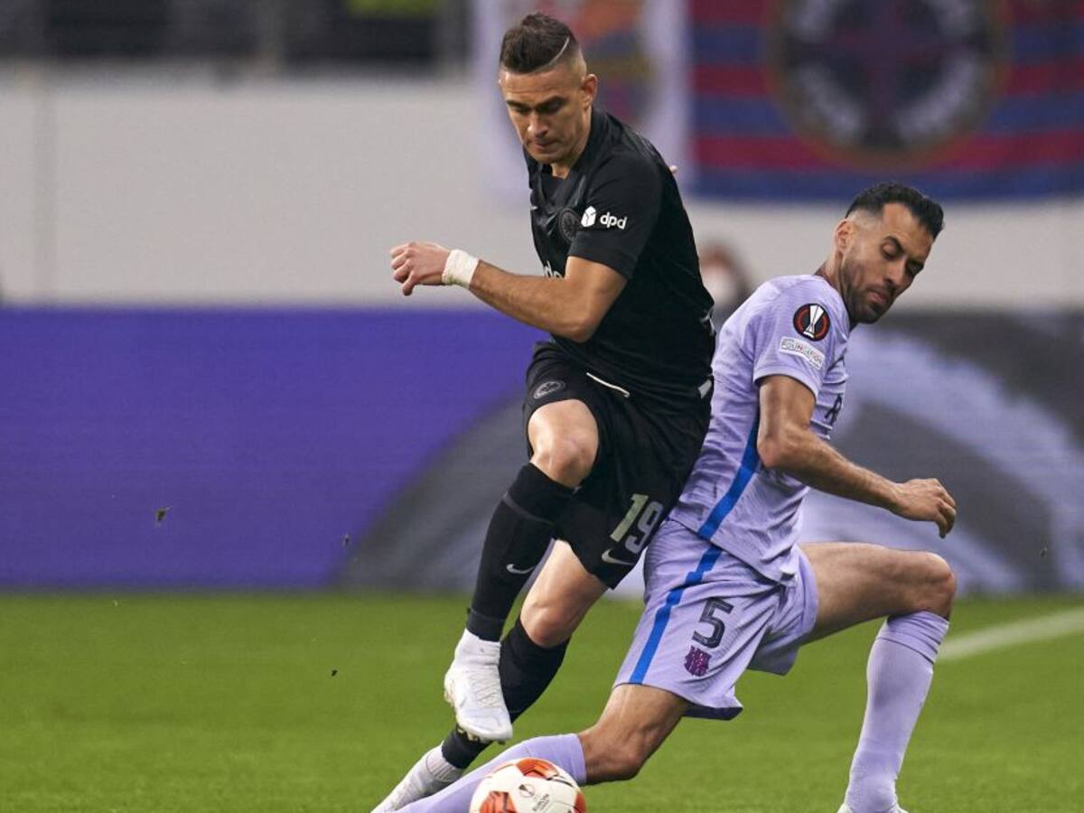 Eintracht Frankfurt iguala ante Barcelona con Santos Borré 89 minutos
