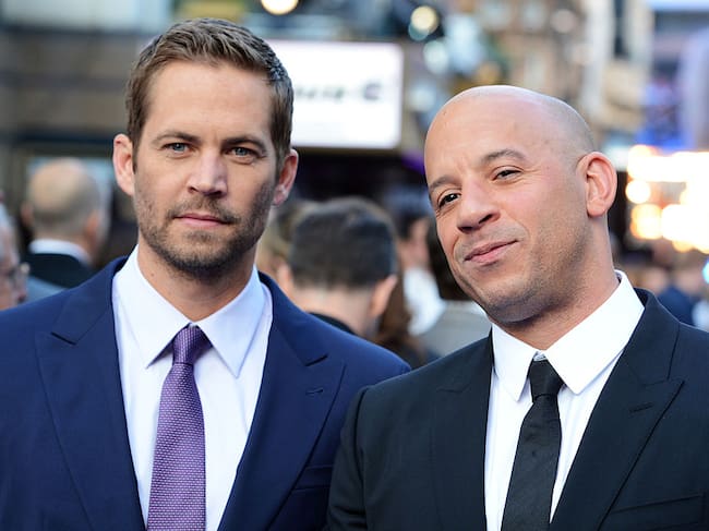 LONDON, ENGLAND - MAY 07: (L-R) Paul Walker and Vin Diesel attend the world premiere of 'Fast And Furious 6' at The Empire Leicester Square on May 7, 2013 in London, England. (Photo by Dave J Hogan/Getty Images)