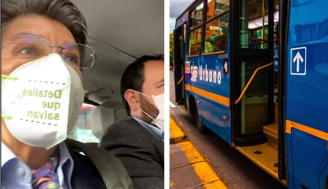 Claudia López: En la ruta T13 del SITP llegué en 33 minutos a la oficina