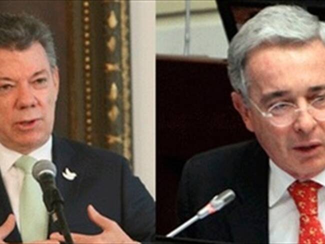 Uribe muestra su apoyo a Santos en dos decisiones sobre el proceso de paz