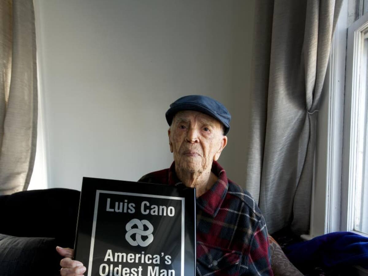 Luis Cano, el hombre más longevo de Estados Unidos es colombiano