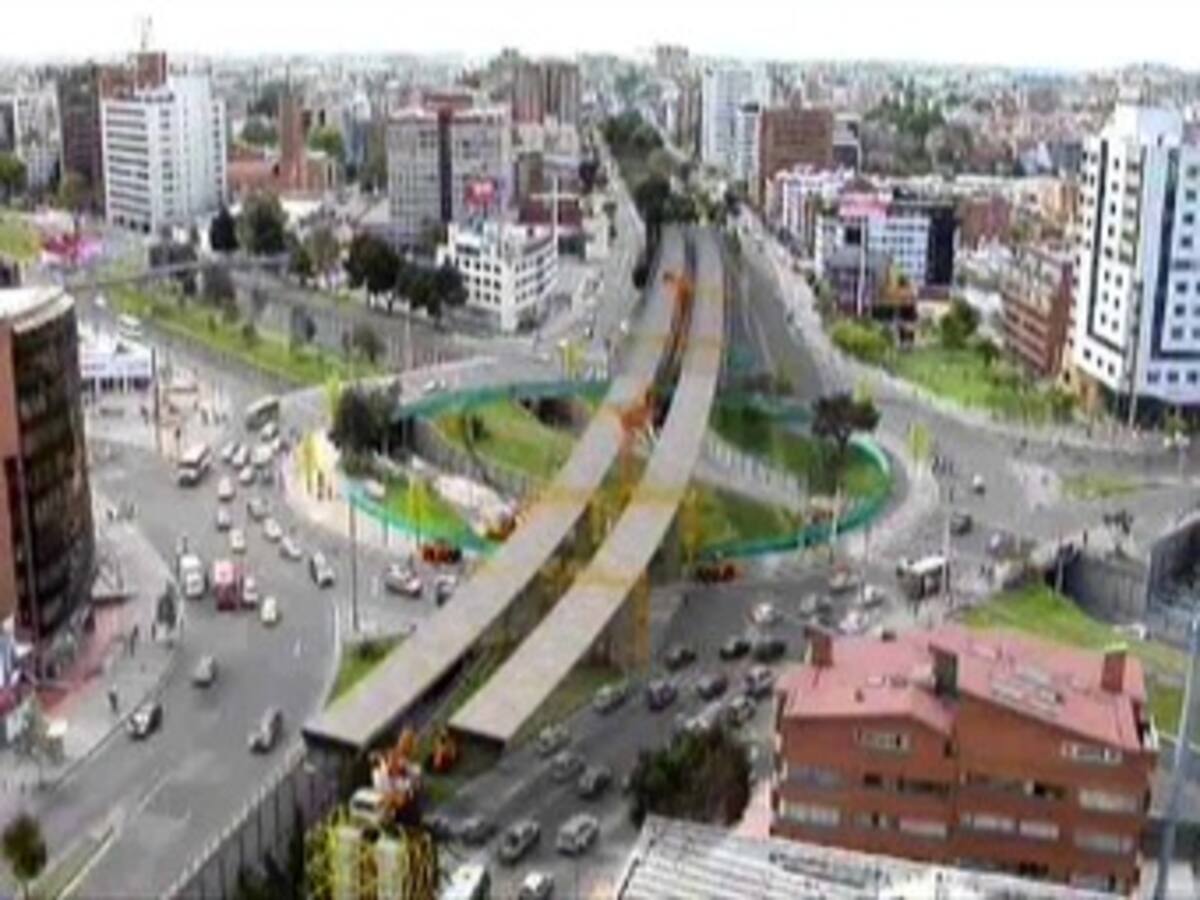 Desde la media noche de este jueves quedarán cerradas totalmente las calzadas rápidas de la calle 100