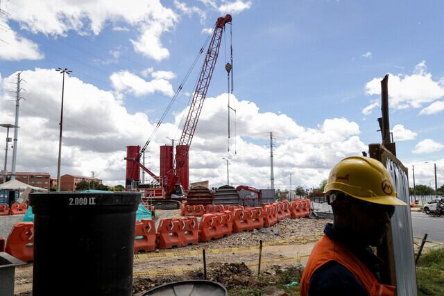 Obras en Bogotá. Foto: (Colprensa - Mariano Vimos)
