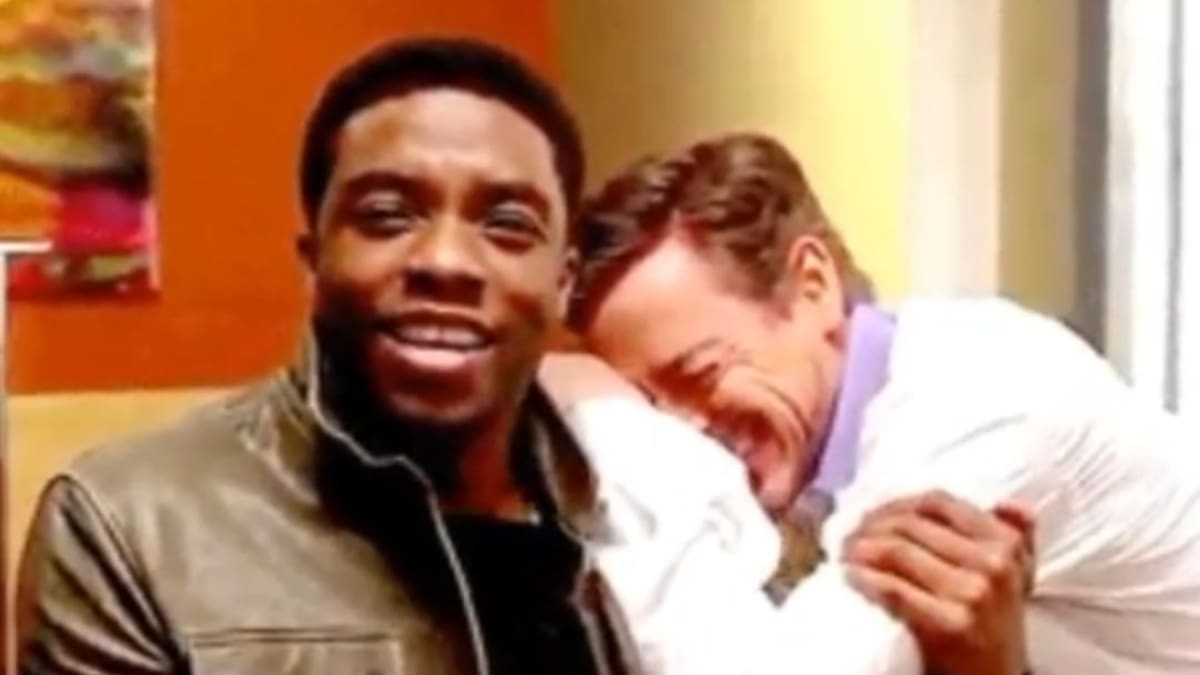 El emotivo adiós de Robert Downey Jr. a Chadwick Boseman