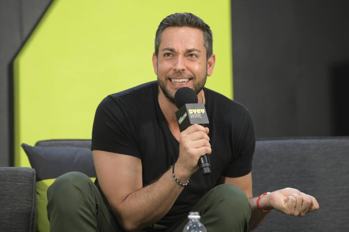 Zachary Levi habla Shazam! durante New York Comic Con 2018 en el Javits Center el 4 de octubre de 2018 en la ciudad de Nueva York.