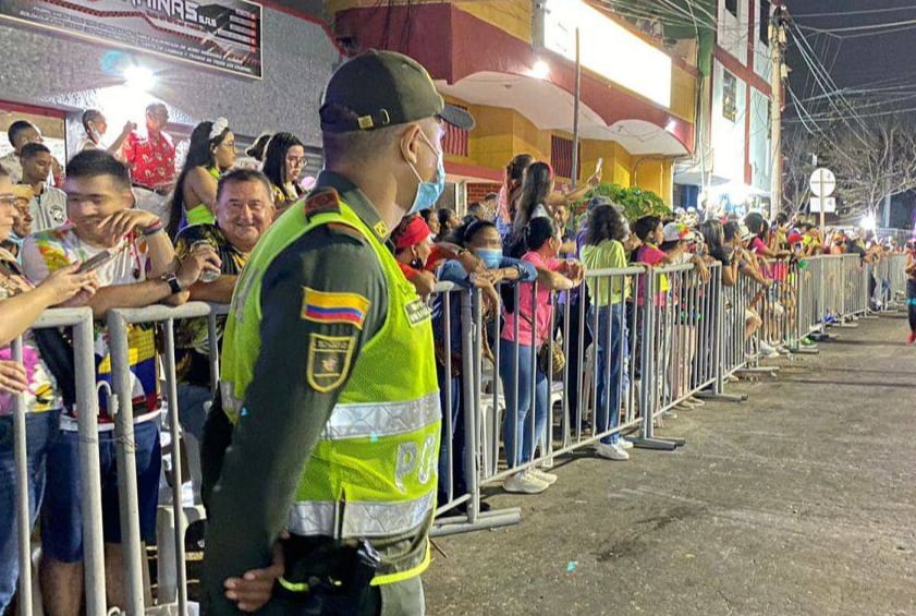 Noche de Guacherna en Barranquilla (Cortesía Policía de Barranquilla).