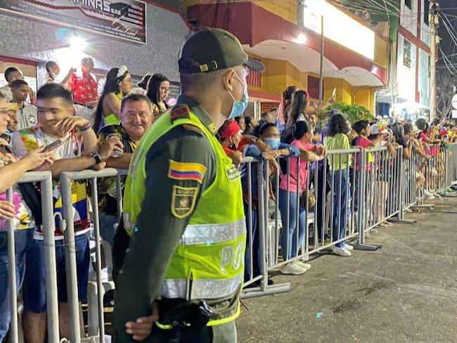 Noche de Guacherna en Barranquilla (Cortesía Policía de Barranquilla).