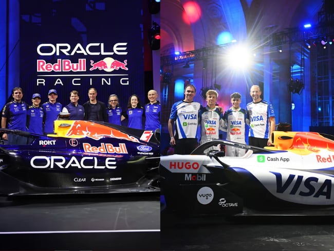 Nuevo livery de Red Bull y Racing Bulls