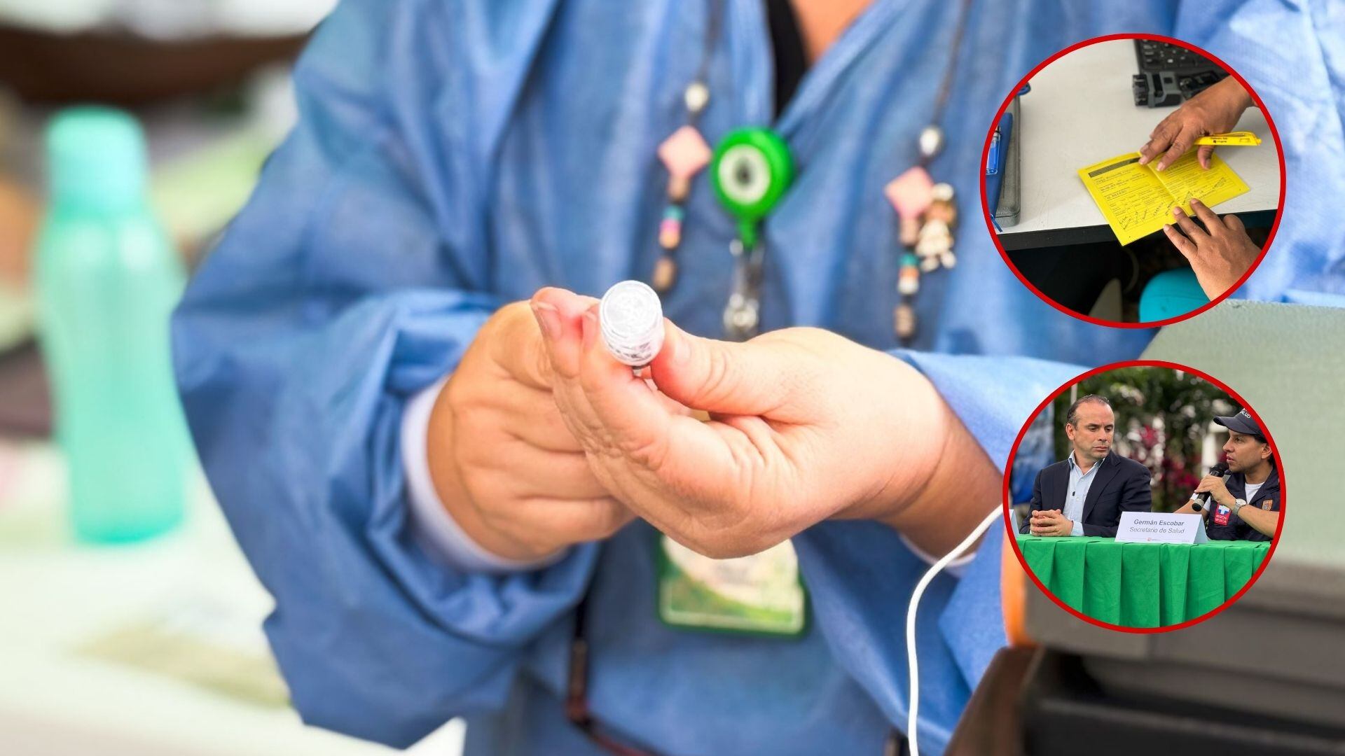 Vacunación contra la fiebre amarilla en Cali / Foto: Alcaldía de Cali