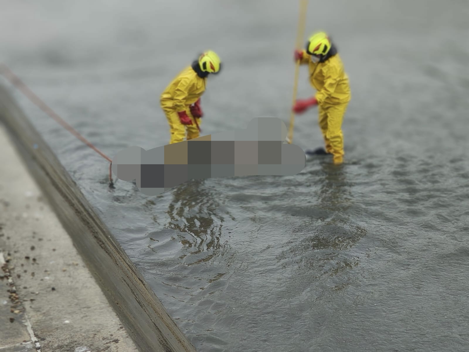 Cuerpo hallado en un canal de Cúcuta / Foto: Cortesía