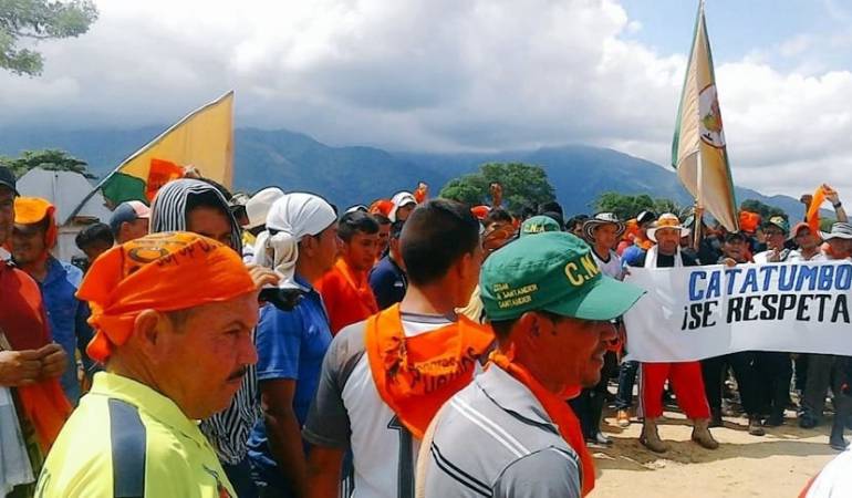 Manifestaciones campesinas.