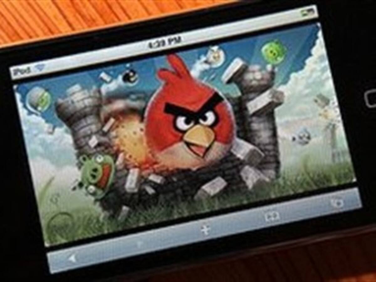 La mejor aplicación del año es "Angry Birds"