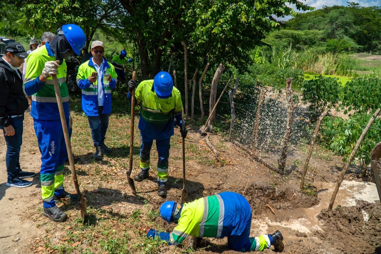 Robo de agua comprometía el suministro para unos 11.400 habitantes / FOTO: Gobernación del Atlántico