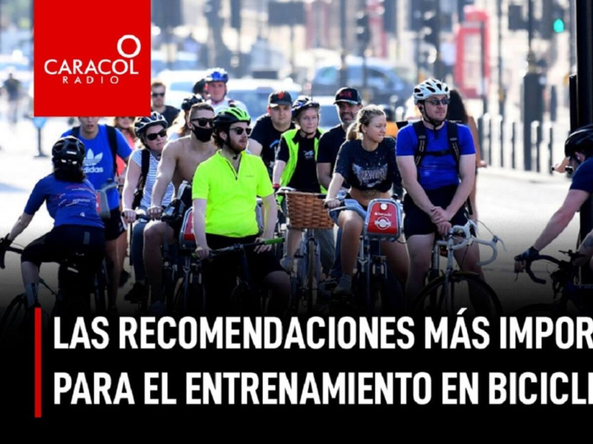 Caracol Radio y Gocycling: recomendaciones para entrenar en la bicicleta