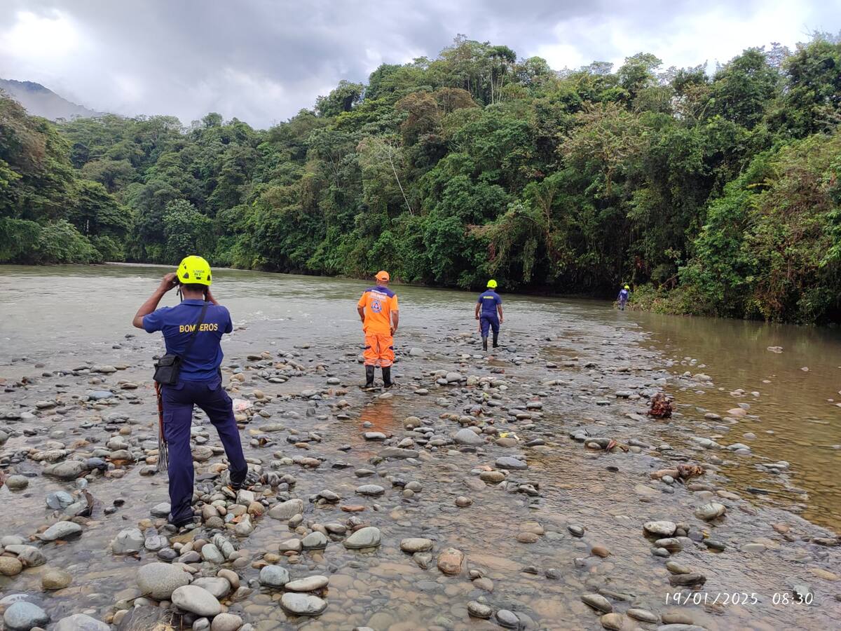 En Santa Cecilia, Risaralda, buscan a una menor que cayó, de manera accidental al río Tatamá