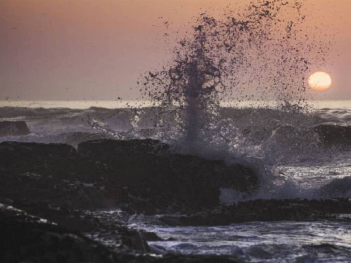 Alerta amarilla por fuertes vientos y oleaje en el mar Caribe