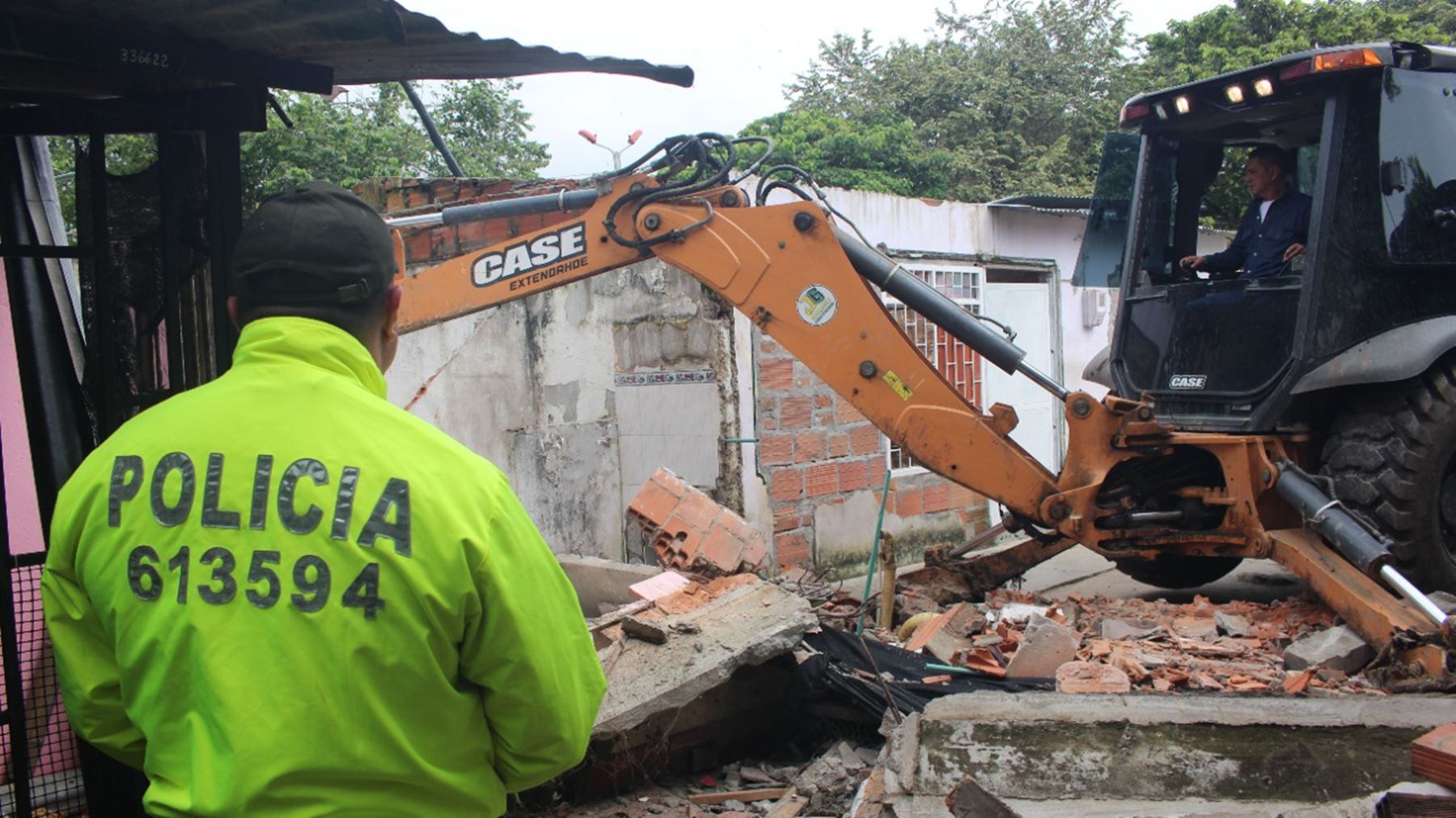 Demolición de una vivienda