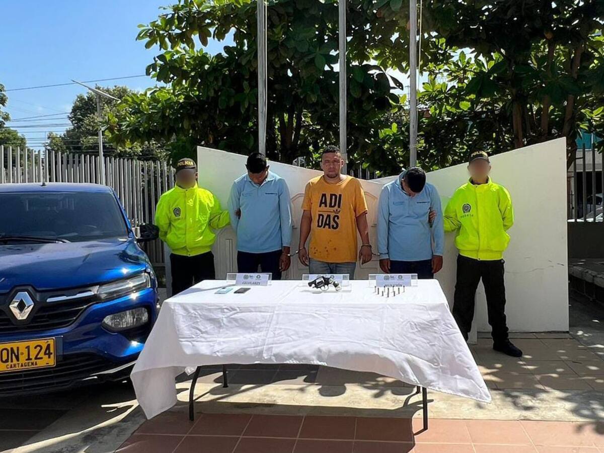 Policía frustró atraco a establecimiento y desarticuló banda ‘Los Abelitos’ en Cartagena