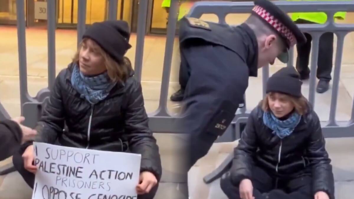 Greta Thunberg fue detenida en Londres por apoyar a presos de Acción Palestina