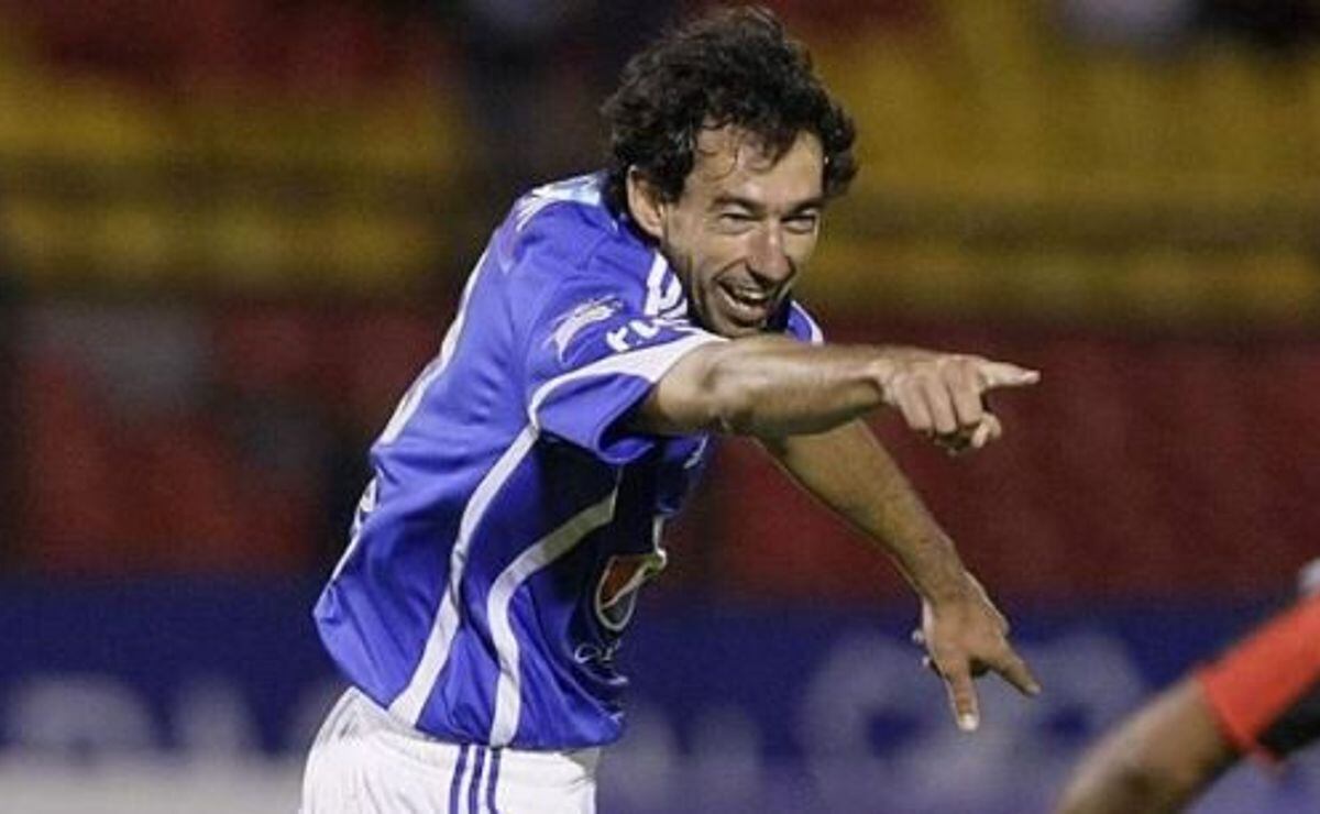 Hernán Boyero en su paso por Millonarios.