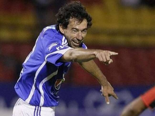 Hernán Boyero en su paso por Millonarios.