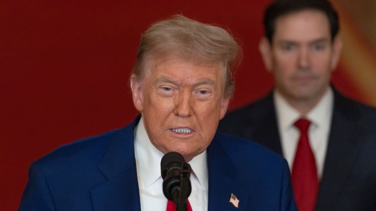 Trump dijo que actuará “de manera muy firme” si Irán ejecuta a manifestantes