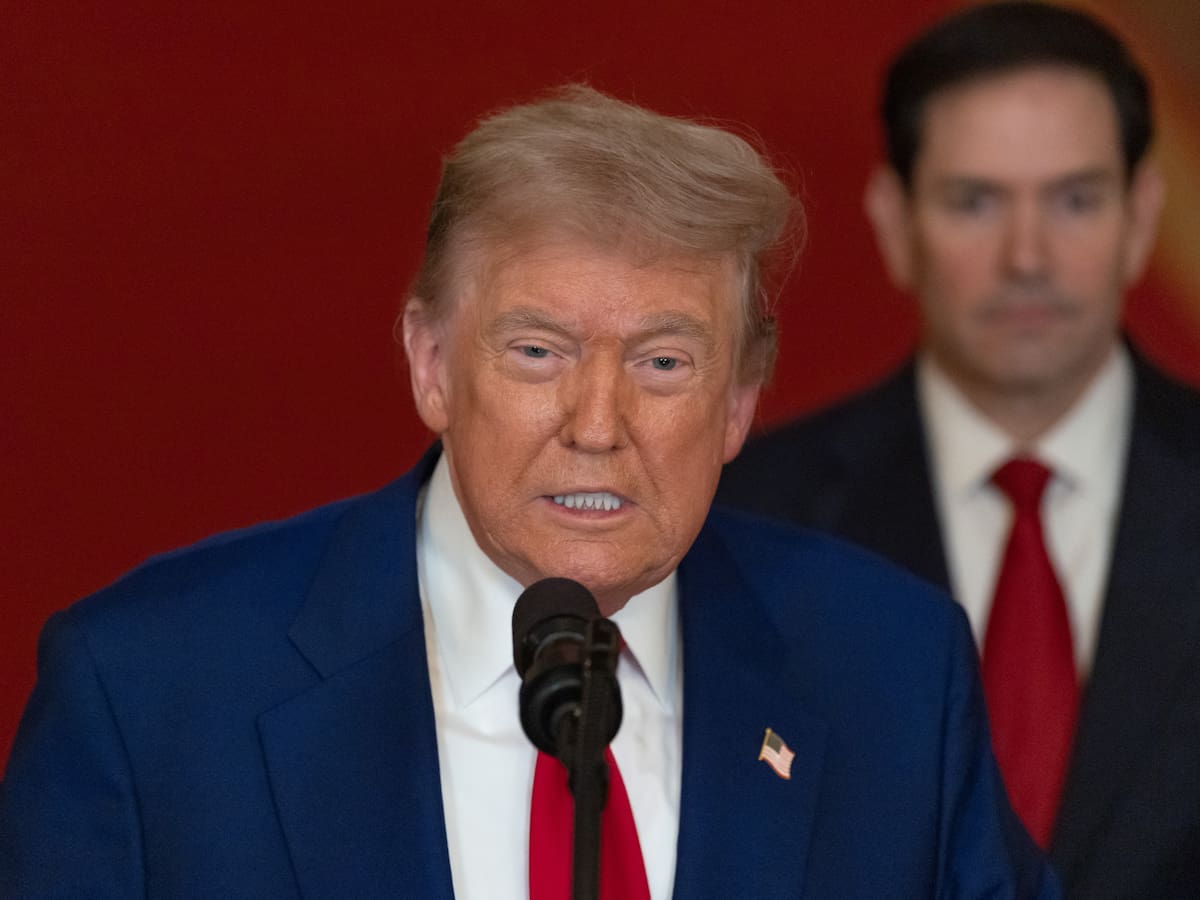 Trump dijo que actuará “de manera muy firme” si Irán ejecuta a manifestantes