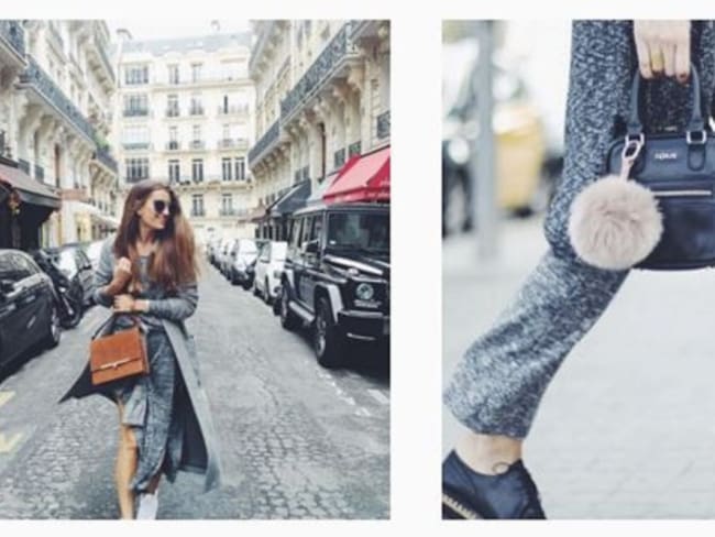 Silvia Bartabac utiliza Wossel, es una blogger de moda influencer en Instragam.