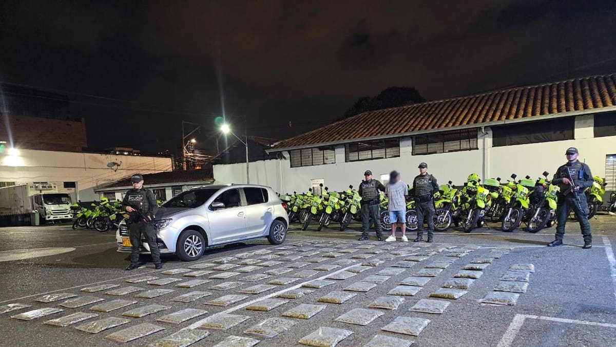 Incautaron 56.000 dosis de marihuana del grupo delincuencial “El Acopio” en Medellín