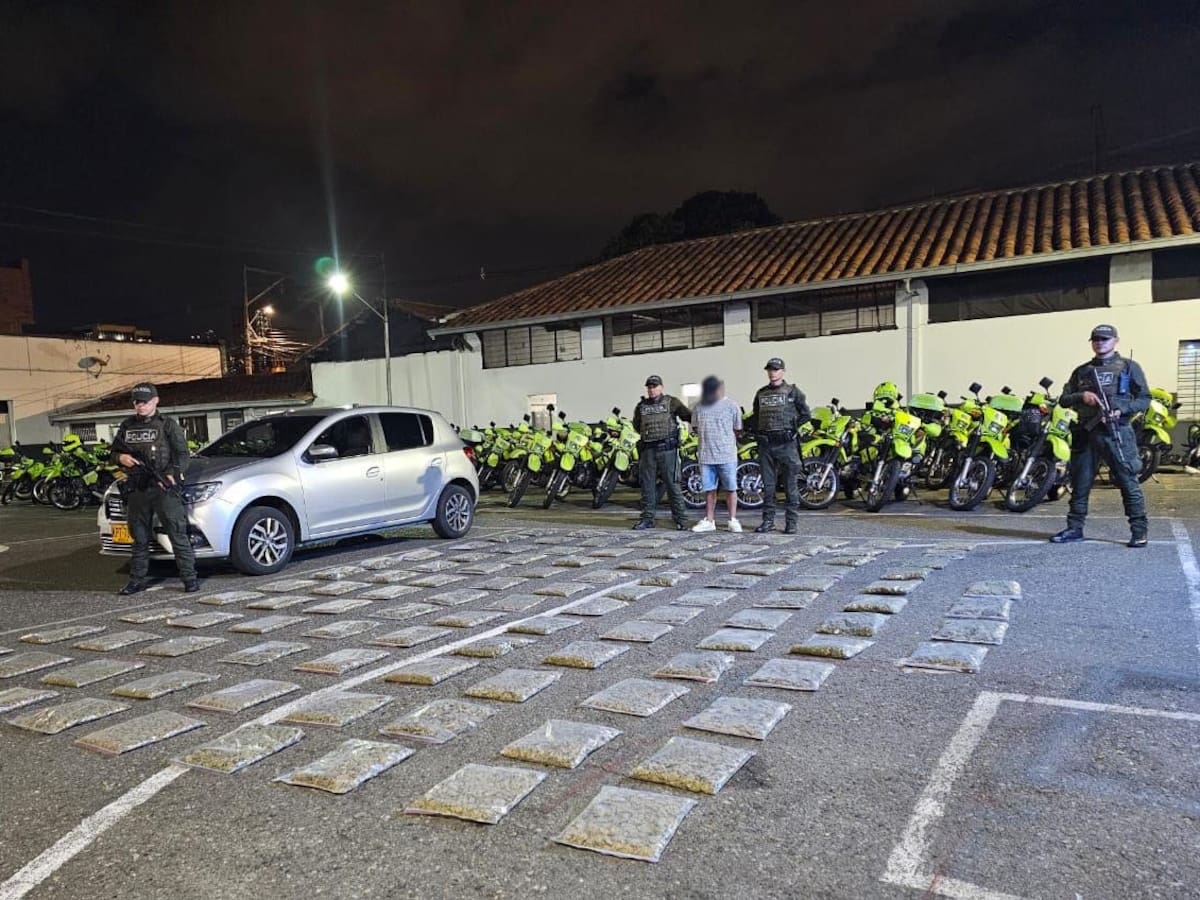 Incautaron 56.000 dosis de marihuana del grupo delincuencial “El Acopio” en Medellín