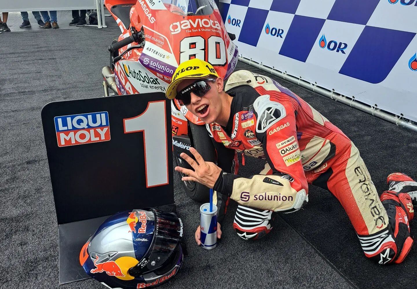 David Alonso en el primer lugar del Gran Premio de Tailandia 2023 | Foto: David Alonso (Instagram)