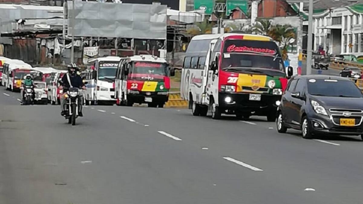 Estamos al borde de la quiebra, transportadores del Quindío