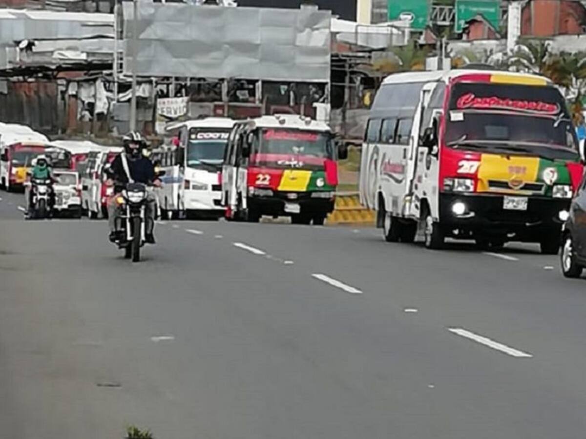 Estamos al borde de la quiebra, transportadores del Quindío