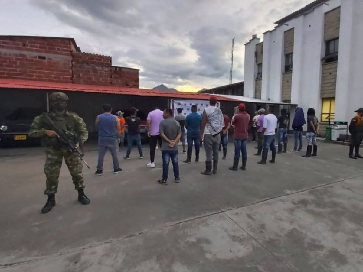 24 personas fueron capturadas por yacimientos ilícitos en Marmato, Caldas
