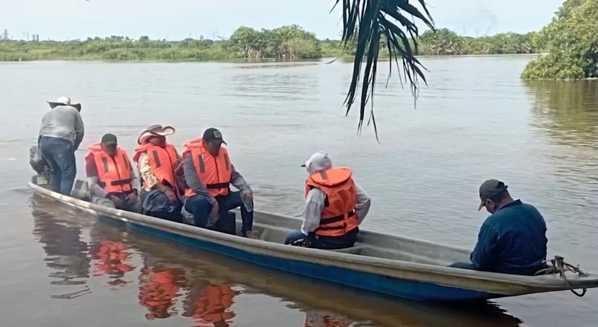 Canos de pescadores de Barrancabermeja