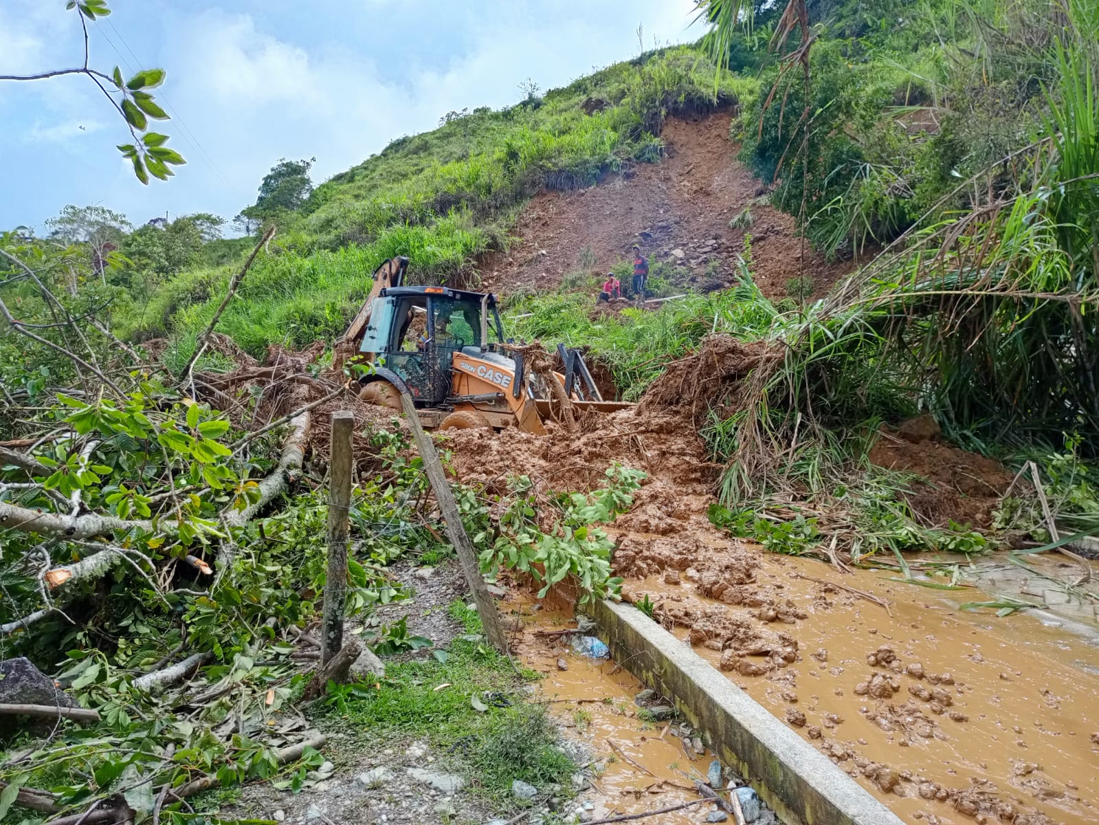 Emergencias por lluvias en Yarumal- foto alcaldía