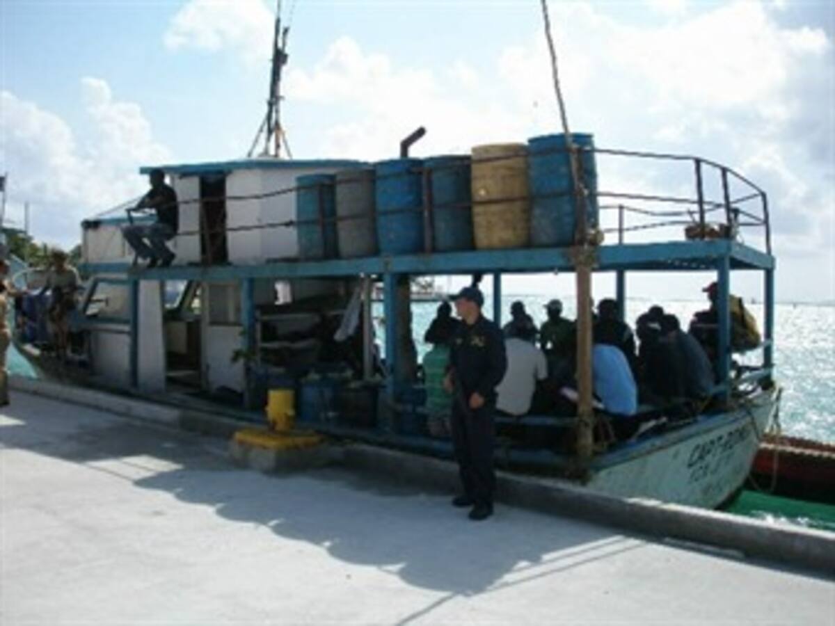 Siguen retenidos pescadores jamaiquinos en San Andrés