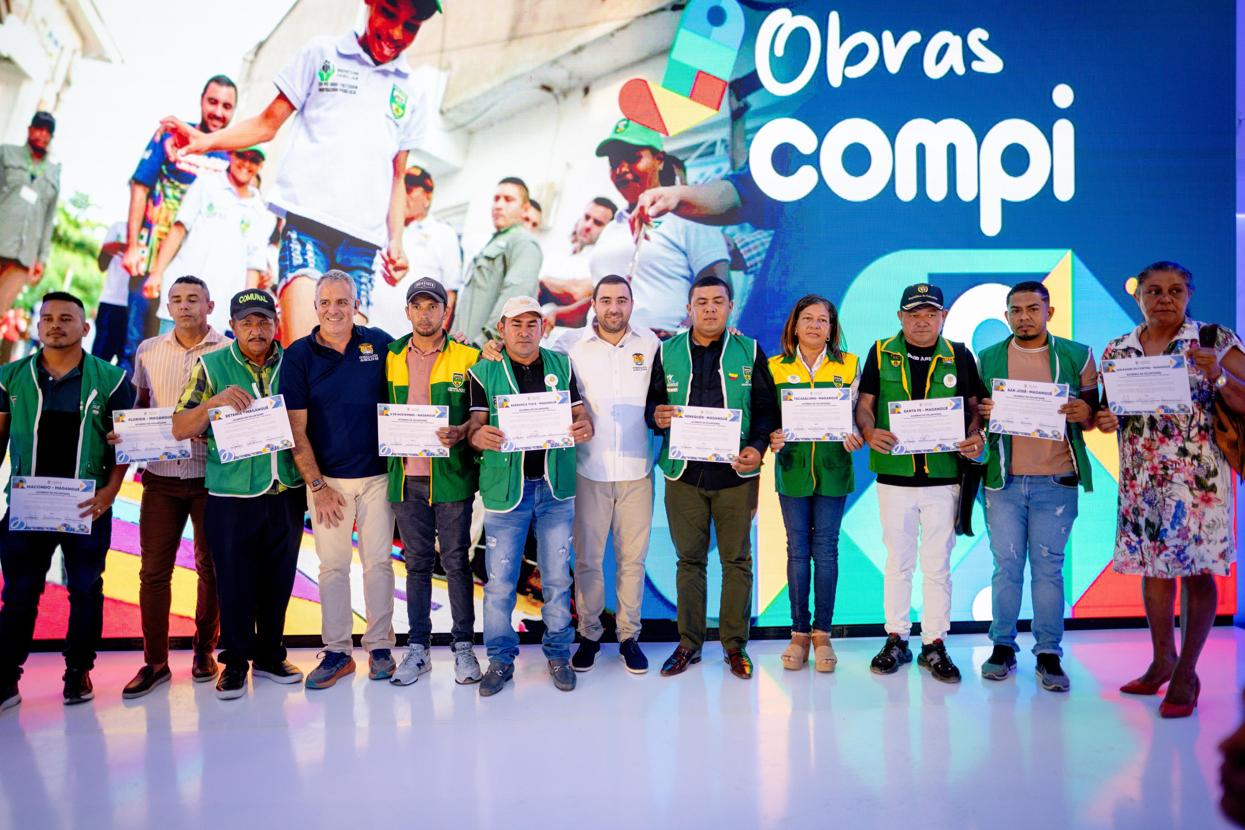 35 obras COMPI para Magangué, 10 serán ejecutadas en el 2025