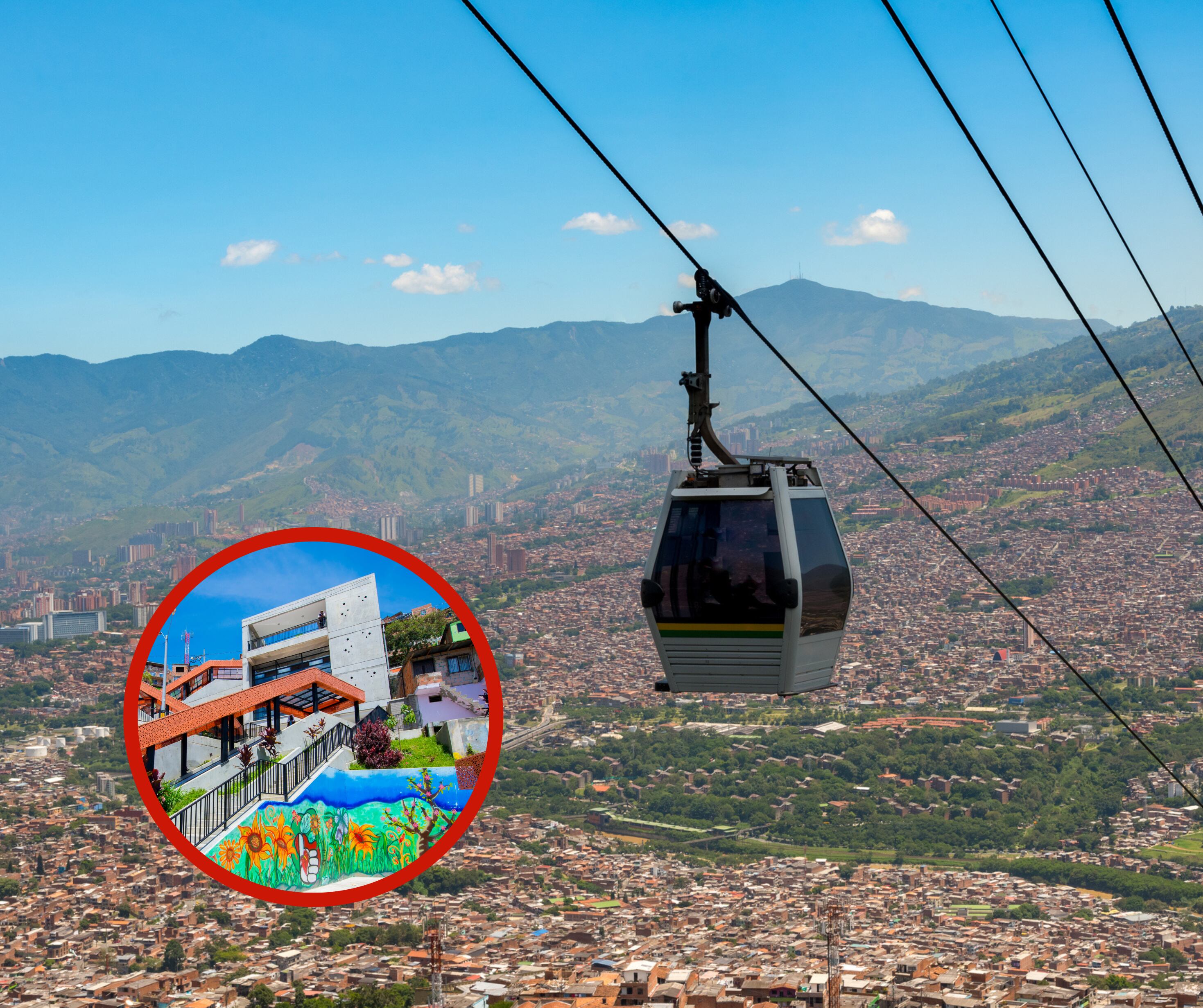 Imágenes panorámicas de la ciudad de Medellín y la Comuna 13 (Foto vía Colprensa)